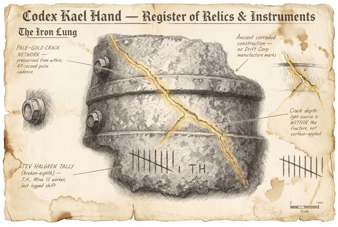 Codex plate: the Iron Lung relic